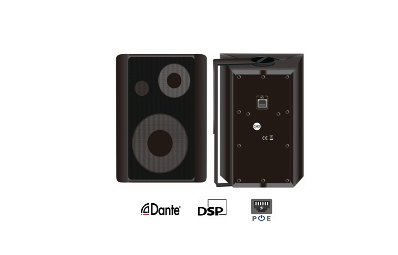 DANTE-530C DANTE-530CW Dante Enabled Wall Mount Speaker with DSP