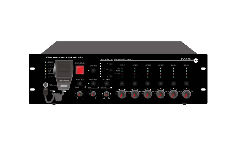 EN54-16 Voice Evacuation Controller EVAC-500