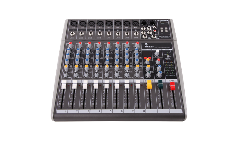 8 Channel Mixing Console MCX8U