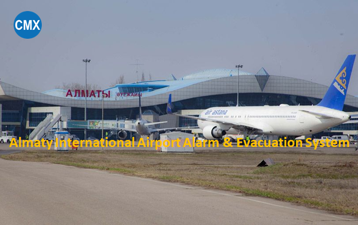 Almaty International Airport Voice Alarm & Evacuation System