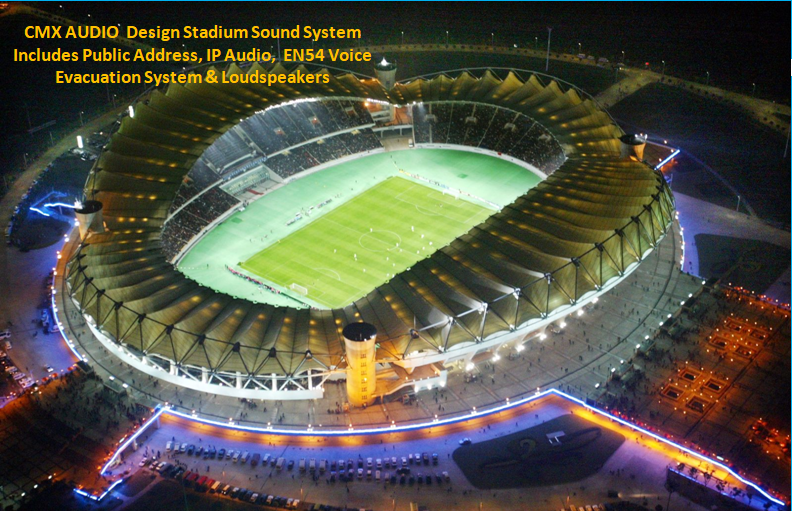 3 Zone Background Music & Paging System for Stadium Sound System